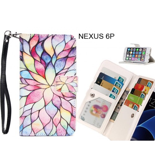 NEXUS 6P case Multifunction wallet leather case