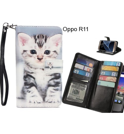 Oppo R11 case Multifunction wallet leather case