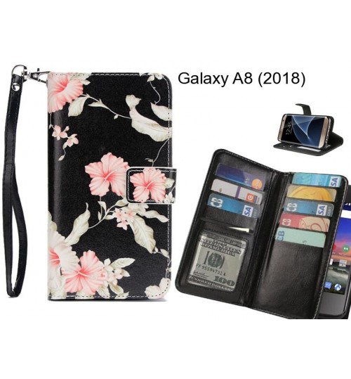 Galaxy A8 (2018) case Multifunction wallet leather case