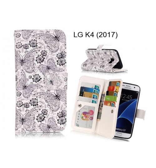 LG K4 (2017) case Multifunction wallet leather case