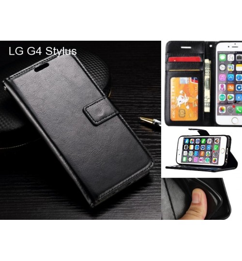 LG G4 Stylus case Fine leather wallet case