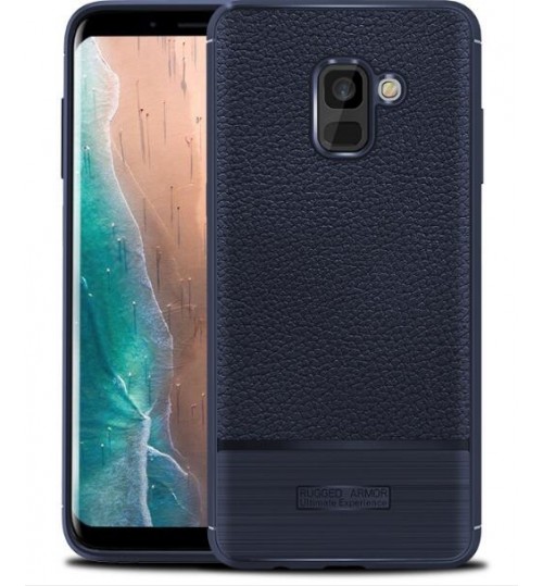 Galaxy A8 plus 2018 Case Armor rugged slim fit TPU Soft Gel Case