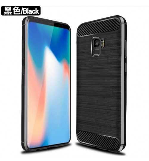 Galaxy S9 PLUS case impact proof rugged case with carbon fiber