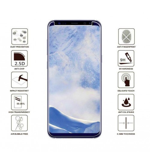 Galaxy S9  FULL Screen covered Tempered Glass Screen Protector