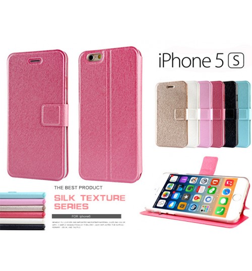 iPhone 5 5s case luxury slim flip case+combo