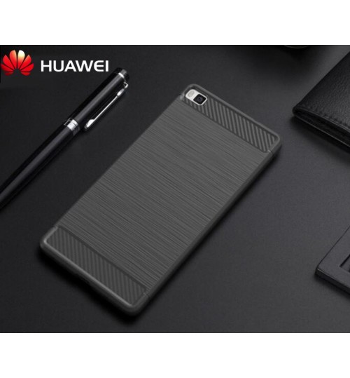 HUAWEI P8 LITE case impact proof rugged case with carbon fiber