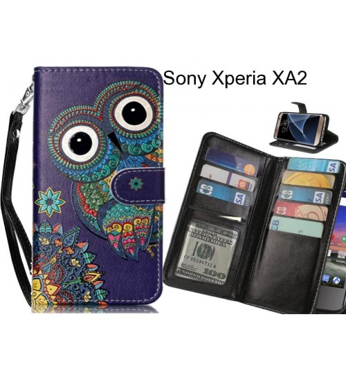 Sony Xperia XA2 case Multifunction wallet leather case