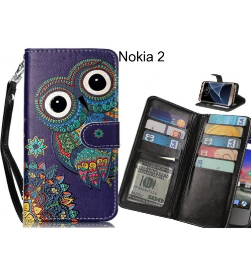 Nokia 2 case Multifunction wallet leather case