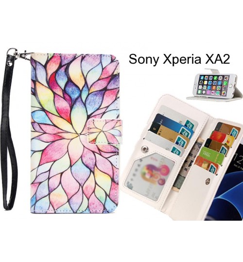Sony Xperia XA2 case Multifunction wallet leather case