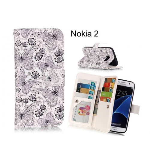 Nokia 2 case Multifunction wallet leather case