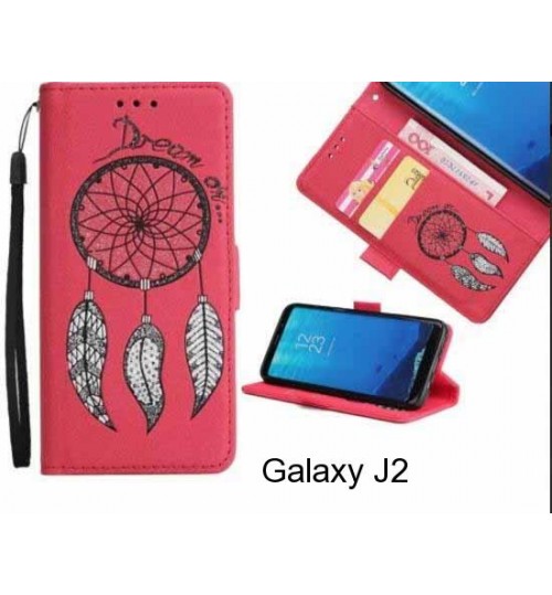 Galaxy J2  case Dream Cather Leather Wallet cover case