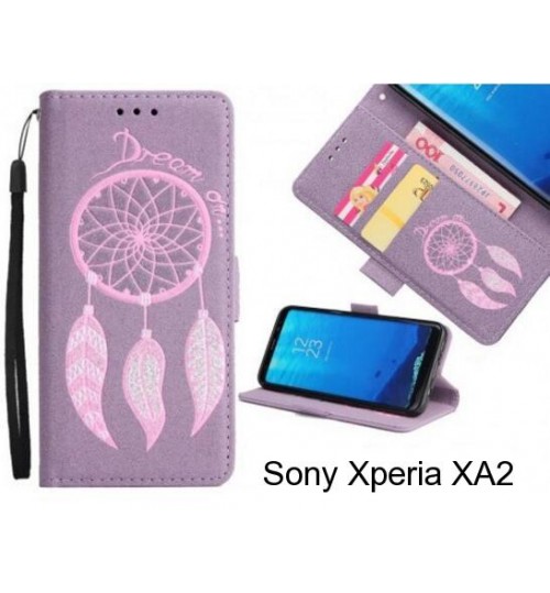Sony Xperia XA2  case Dream Cather Leather Wallet cover case