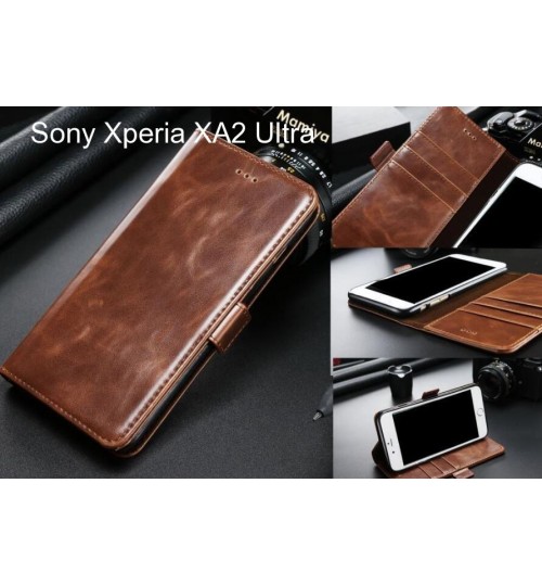 Sony Xperia XA2 Ultra case executive leather wallet case