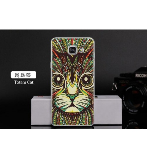 Galaxy A7 2017 case Ultra Slim Soft Gel TPU printed case