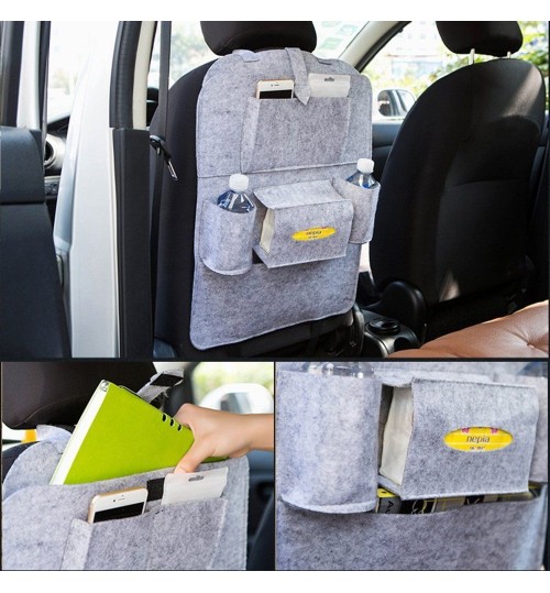 Car Seat Back Storage Bag Multi-Pocket