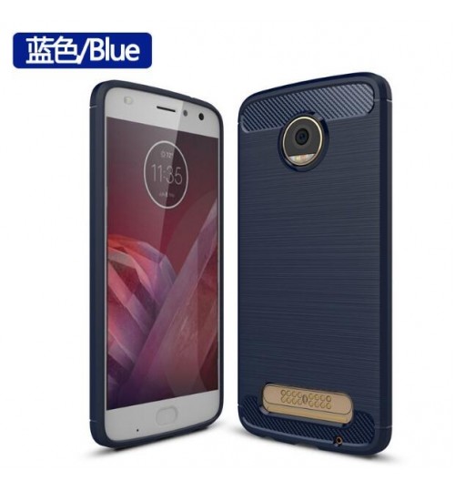 MOTO Z2 PLAY case impact proof rugged case with carbon fiber