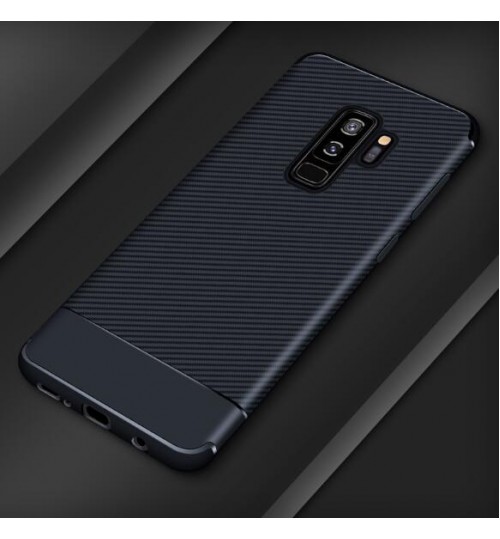 Galaxy A8 plus 2018 case impact proof rugged case with carbon fiber