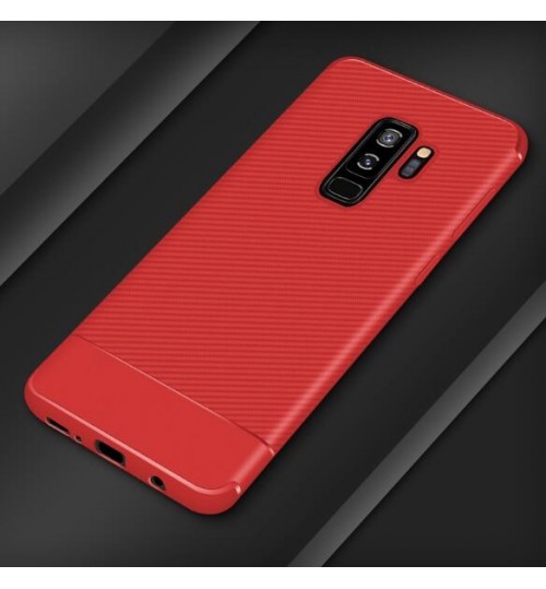 Galaxy A8 2018 case impact proof rugged case with carbon fiber