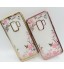 Galaxy A8 plus 2018 case soft gel tpu case luxury bling shiny floral case