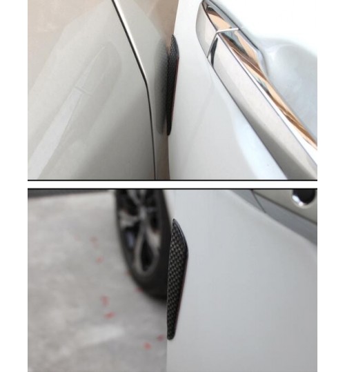 Flexible Car Door Guards Carbon Fiber Trim Stickers
