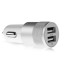 Car Cigarette Lighter Converter Alloy Adapter  2 USB Charger Port