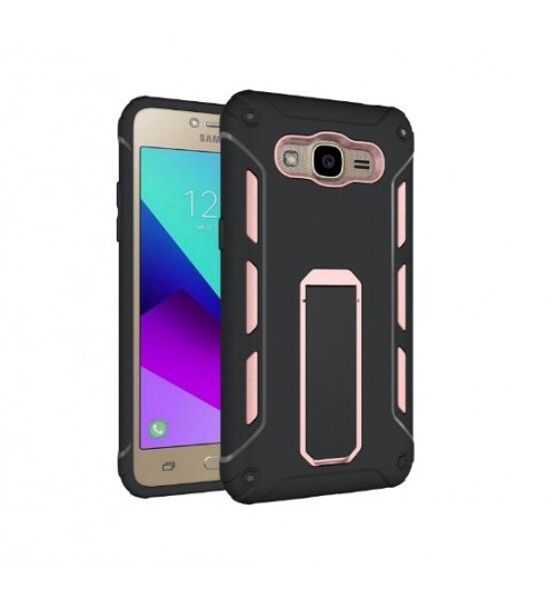 Galaxy J2 Prime Case Heavy Duty Hybrid Kickstand Shockproof