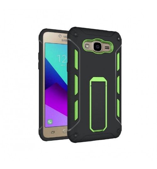 Galaxy J2 Prime Case Heavy Duty Hybrid Kickstand Shockproof