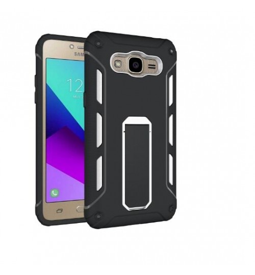 Galaxy J2 Prime Case Heavy Duty Hybrid Kickstand Shockproof