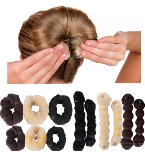 Hair Donut Bun Maker Foam Hair Styler Large 2pc