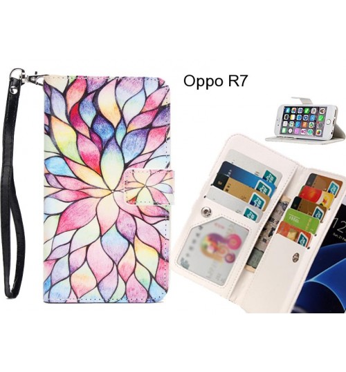 Oppo R7 case Multifunction wallet leather case