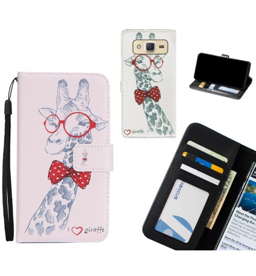 Galaxy J2 case 3 card leather wallet case printed ID