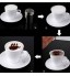 Coffee Stencil 16 Pcs Plastic Latte Mold Cappuccino Coffee Decorating Tool