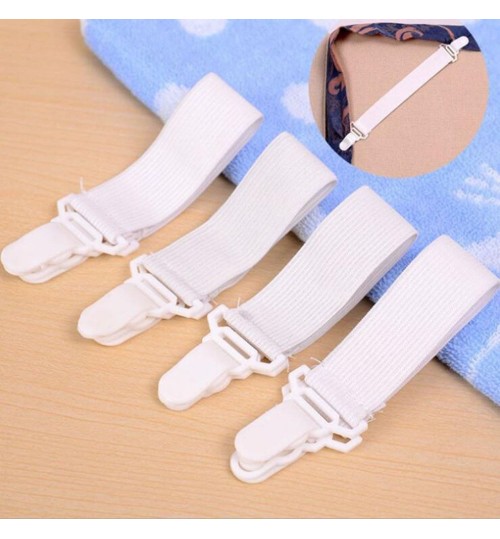 4pcs Home Bed Sheet Mattress Elastic Fastener