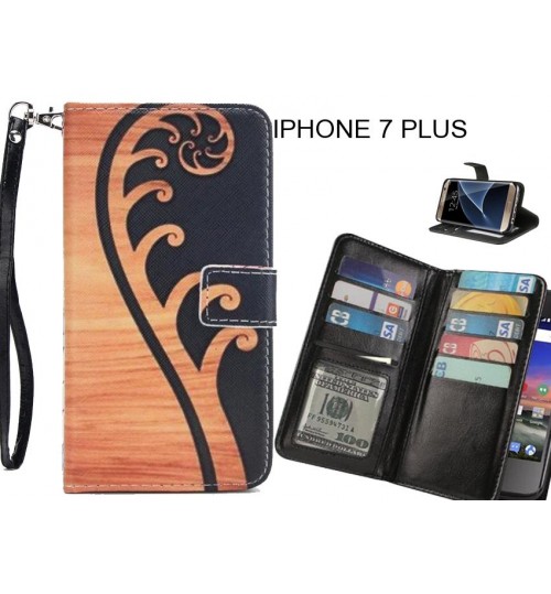IPHONE 7 PLUS Case Multifunction wallet leather case