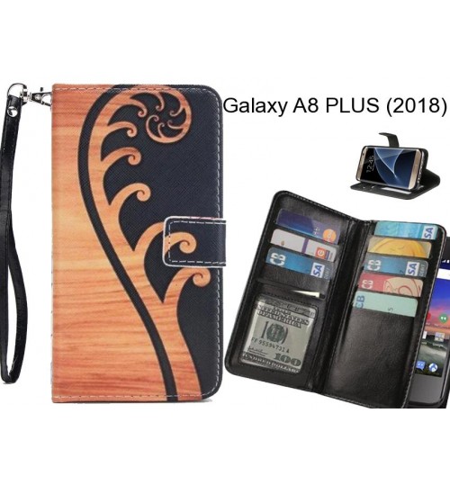 Galaxy A8 PLUS (2018) Case Multifunction wallet leather case