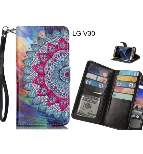 LG V30 Case Multifunction wallet leather case