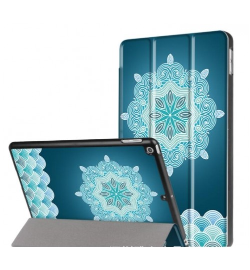 iPad 9.7 2017 Leather Slim Flip Printed Case