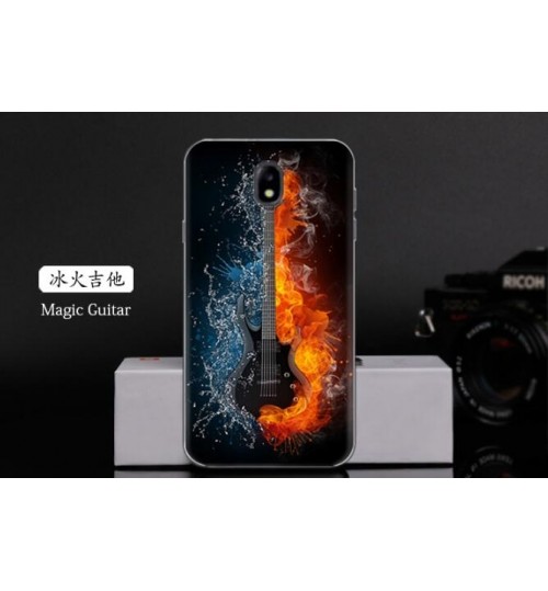 Galaxy J3 PRO 2017 case Ultra Slim Soft Gel TPU printed case soft cover