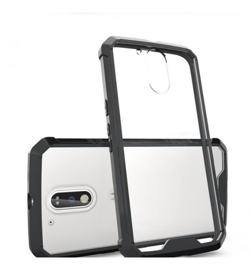 MOTO G4 PLUS case bumper  clear gel back cover