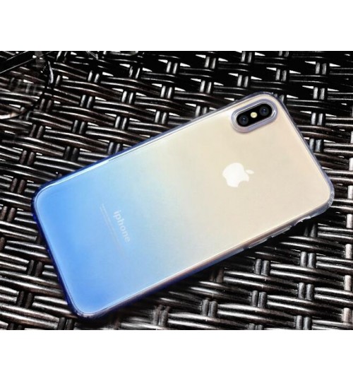 iPhone X  TPU Soft Gel Changing Color Case