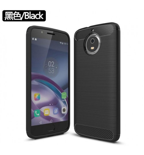 Moto G5S case impact proof rugged case with carbon fiber