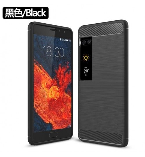 Meizu Pro 7 case impact proof rugged case with carbon fiber