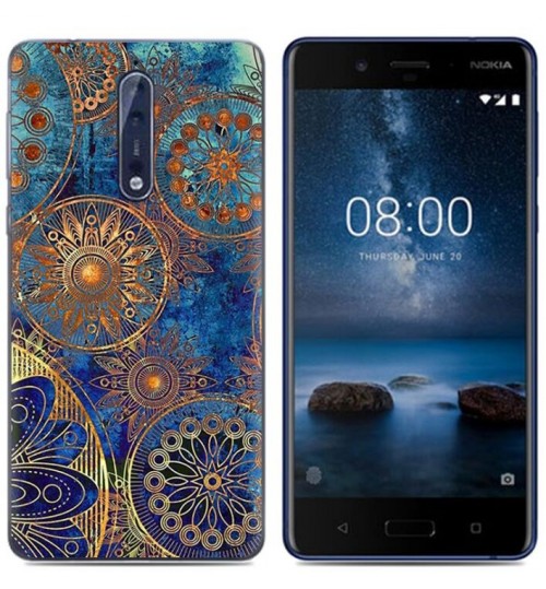 NOKIA 5 case Ultra Slim Soft Gel TPU printed case soft cover