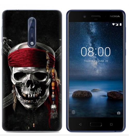 NOKIA 5 case Ultra Slim Soft Gel TPU printed case soft cover