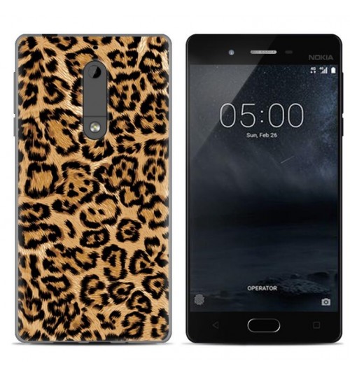 NOKIA 5 case Ultra Slim Soft Gel TPU printed case soft cover