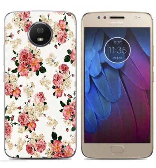 Moto G5S case Ultra Slim Soft Gel TPU printed case soft cover