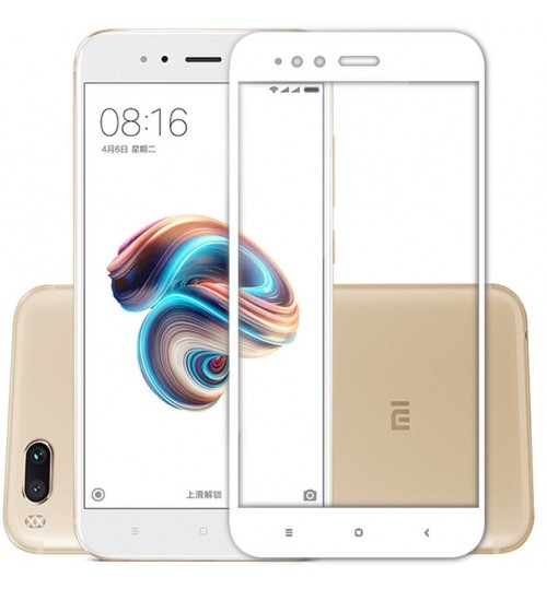 Xiaomi Mi A1 Tempered Glass FULL  Screen Protector