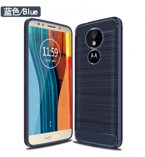 Moto G6 Play case impact proof rugged case with carbon fiber