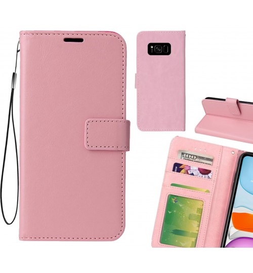 Galaxy S8 plus case Fine leather wallet case