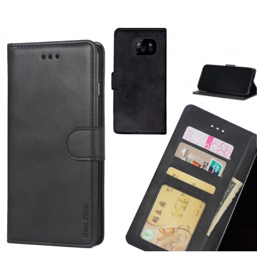 Galaxy S7 edge case executive leather wallet case